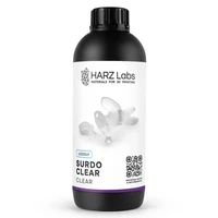 Фотополимерная смола HARZ Labs Surdo Clear, прозрачная (1 кг) 1429036518