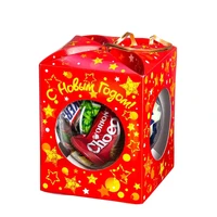 Вкусный новогодний подарок «Елочный шарик красный (игрушка на елку)» 1281526529