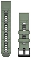 Силиконовый ремешок для Garmin Fenix 8 47mm Quickfit 22 mm (Willow/Graphite) (010-13392-04) 1536090963