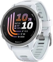 Умные часы Garmin Forerunner 170 43mm Amoled белый с белым силиконовым ремешком (010-03920-51) 1554108616