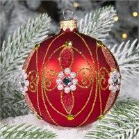 Шар "Графика 2323/1", серия "ВС", 80 мм., в подарочной упаковке 1864561944