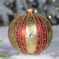 Шар "Графика 2351", серия "ВС", 100 мм., в подарочной упаковке 452970953