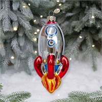 Ёлочное украшение "Космос. Ракета"., в подарочной упаковке, h-11 см 835305392