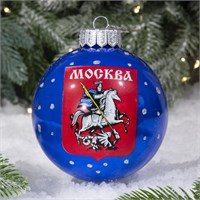 Шар "Герб Москвы", серия "ВС", 100 мм., в подарочной упаковке 1810043369
