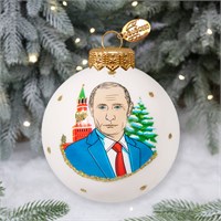 Шар "Президент с Кремлём", 80 мм., в подарочной упаковке 1481605640