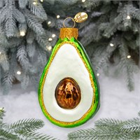 Ёлочное украшение "Тропическое авокадо", в подарочной упаковке h-8,5 см 980790631