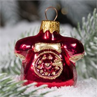 Ёлочное украшение "Телефон", красный, в подарочной упаковке, h-6см 985334939