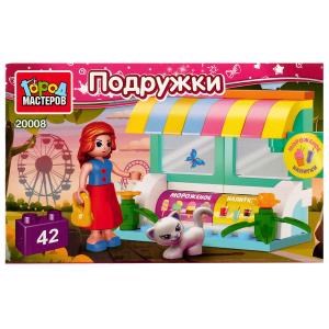 Конструктор ларек сладостей, 42 дет. Город мастеров 20008-AA
