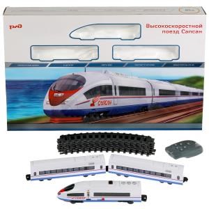 Железная дорога РЖД на р/у "сапсан",свет+звук, длина 675см,кор.58*40*6см ИГРАЕМ ВМЕСТЕ в кор.8шт X600-H08005-R1