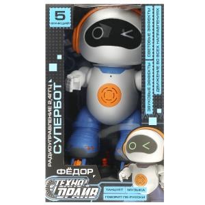 Робот на р/у свет-звук, движение, кор.19*32,5*17,5см ТЕХНОДРАЙВ ZY1251969-R