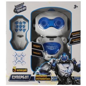 Робот на инф.управлении супербот, свет-звук, движение, кор.23,5*25,5*9см ТЕХНОДРАЙВ в кор.2*24шт 2002F009-RS