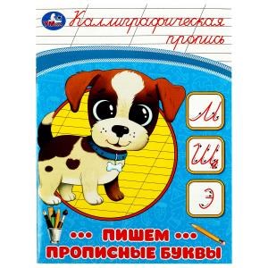 Пишем прописные буквы. Каллиграфическая пропись. 145х195 мм. Скрепка. 16 стр. Умка в кор.50шт 978-5-506-08753-3
