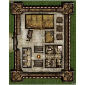 Pathfinder. НРИ. Вторая редакция. Игровое поле "Торговый пост" 885441264