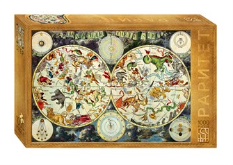 Пазл 1000 "Небесная планисфера. 1680" # 79257
