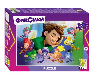 Пазл 104 "Фиксики. Новый сезон" (Аэроплан) # 82266
