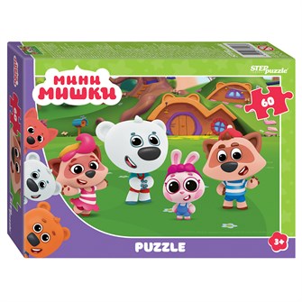 Мозаика "puzzle" 60 "Мини мишки" (0+ Медиа) # 81253