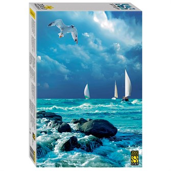 Мозаика "puzzle" 2000 "Море. Чайка" # 84059