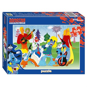 Мозаика "puzzle" 104 "Бременские музыканты. Золотая коллекция" (С/м) # 82055