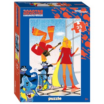 Мозаика "puzzle" 35 "Бременские музыканты. Золотая коллекция" (С/м) # 91474