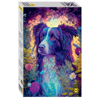 Мозаика "puzzle" 1000 "Акварельный пёс" # 79165