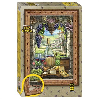 Мозаика "puzzle" 500+рамка "Сиеста" # 91031