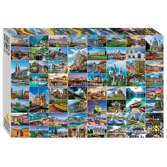 Мозаика "puzzle" 3000 "Достопримечательности Европы" # 85026