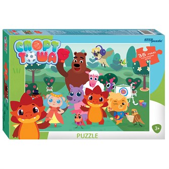 Мозаика "puzzle" 35 MAXI "Спорт Тоша" (ТойРой Медиа) # 91285