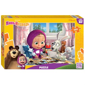Мозаика "puzzle" 360 "Маша и Медведь (нов.)" (Анимаккорд) # 96134
