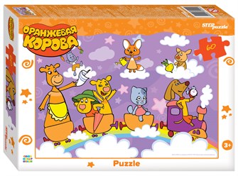 Мозаика puzzle 60 Оранжевая корова (С/м) # 81040