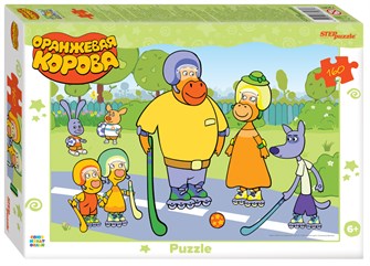 Мозаика puzzle 160 Оранжевая корова (С/м) # 72081