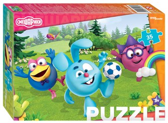 Мозаика "puzzle" 35 "Смешарики (new)" (Мармелад Медиа) # 91403