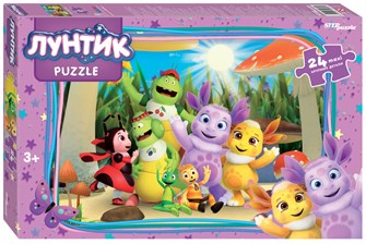 Мозаика "puzzle" maxi 24 "Лунтик (new 1)" (Мельница) # 90089