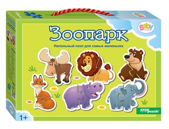 Напольный пазл-мозаика Зоопарк (Baby Step) (малые) # 70121