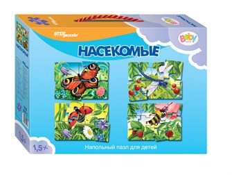 Напольный пазл-мозаика Насекомые (Baby Step) (средние) # 70106