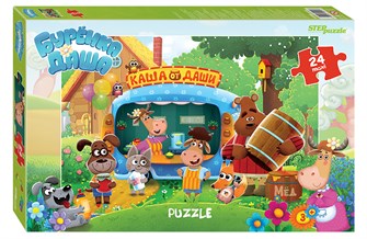 Мозаика puzzle maxi 24 Буренка Даша (Riki) # 90054