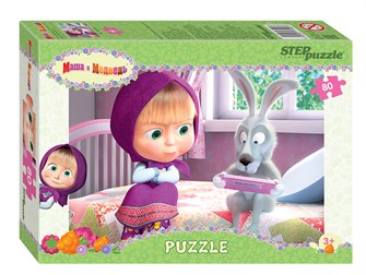 Мозаика puzzle 80 Маша и Медведь - 2 (Анимаккорд) # 77162