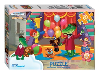 Мозаика "puzzle" 60 "Чебурашка" (С/м) # 81026