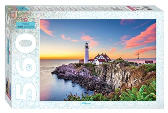 Мозаика puzzle 560 США. Маяк в Портленде # 78104