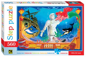 Мозаика puzzle 560 Русалочка # 78100