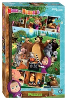 Мозаика puzzle 560 Маша и Медведь - 2 (Анимаккорд) # 97068
