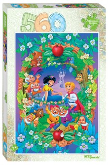 Мозаика puzzle 560 Белоснежка (Любимые сказки) # 78102