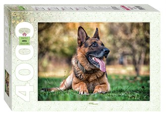 Мозаика puzzle 4000 Немецкая овчарка # 85410