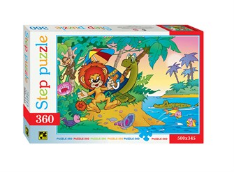 Мозаика puzzle 360 Львенок и черепаха (С/м) # 73006