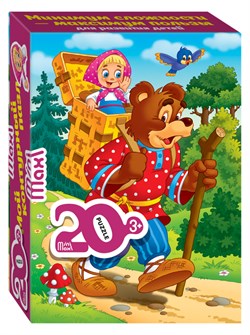 Мозаика "puzzle" 20 "Маша и Медведь" (Mini-maxi) # 88006