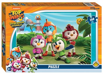 Мозаика puzzle 160 Отважные птенцы (Никелодеон) # 94114