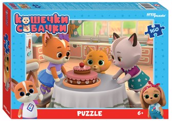Мозаика puzzle 160 Кошечки и собачки (0+ Медиа) # 94128