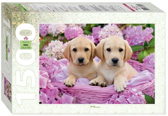 Мозаика puzzle 1500 Щенята # 83069