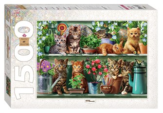 Мозаика puzzle 1500 Котята (new) # 83057