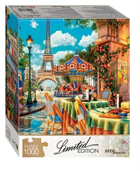 Мозаика "puzzle" 1000 "Кафе в Париже" (Limited Edition) # 79809
