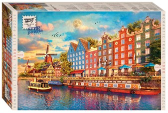 Мозаика "puzzle" 1000 "Амстердам" (Romantic Travel) # 79153